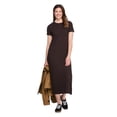thumbnail image 2 of George Women's Rib T-Shirt Dress, 2 of 6
