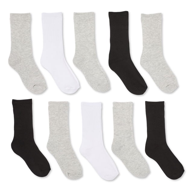 George Boys' Crew Socks 10-Pack