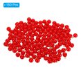 thumbnail image 3 of Unique Bargains Pendentifs Perles Factices 8 mm, Lot de 150 Perles Rondes Imitation Perle, Rouge Doré, 3 of 6