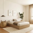 thumbnail image 3 of Cadre de lit plateforme Nexera Milano King, chêne brun, 3 of 5