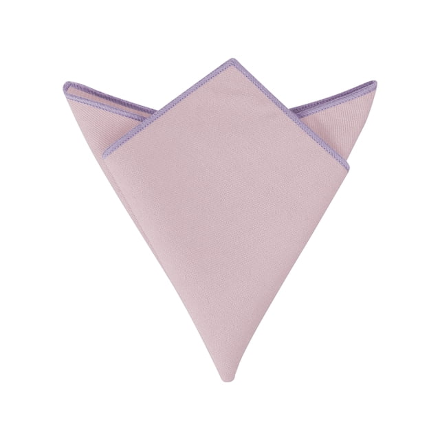INSPIRE CHIC Men's Cotton Handkerchiefs Solid Color Pocket Square for Men Lilac One Size