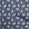 thumbnail image 1 of oneOone Rayon Navy Blue Fabric Circus Fabric For Sewing Printed Craft Fabric By The Yard 56 Inch Wide, 1 of 5