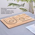 thumbnail image 4 of Bamboo Combo Beading Board, Accurate Size Bracelet Measurement Board  For Necklace, 4 of 8