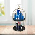 thumbnail image 2 of Xingzhi Bird Cage Cosmetic Storage Rack Dresser Makeup Organizer Shelf 2 Tier Black, 2 of 5