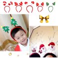thumbnail image 4 of Serre-têtes de Noël Festifs avec Renne et Cimiers d'Arbre du Père Noël pour Fêtes des Fêtes et Accessoires de Photomaton, 4 of 6