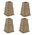thumbnail image 2 of Abbracc 8 Pcs Sangles de Lit Robustes Meubles Élévateurs de Lit Hauteur Réglable 3/5/8 Pouces Brun, 2 of 9