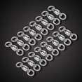 thumbnail image 3 of Swive Solid Rings High Strength Stainless Steel Fishing Swivel Rolling Snap Lure Connectors Tackle Accessories, 3 of 5
