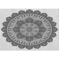 thumbnail image 1 of Ahgly Tapis Rectangulaire Lavable en Machine Intérieur Transitionnel Gris Fumé, 2 Pieds x 3 Pieds, 1 of 7