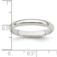 thumbnail image 2 of 925 Sterling Silver Stackable Expressions 3mm Half-Round Size 13 Band Ring, 2 of 2