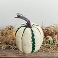 thumbnail image 4 of Citrouille en Mousse, Citrouille Artificielle, Citrouille Décorative de Récolte, Citrouille de Simulation Ronde Blanche, 4 of 9