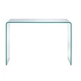 thumbnail image 2 of Take me Home Furniture - Waterfall Glass Large Console Table  H30"xW32"x D14", 2 of 4