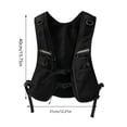 thumbnail image 3 of Sac de Sport Gilet d'Hydratation pour la Course pour Sports de Plein Air Sac à Dos de Camping Multifonctionnel Sac d'Hydratation Réfléchissant pour la Course Léger Respirant Résistant à la Sueur, 3 of 9