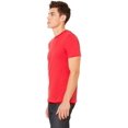 thumbnail image 4 of Bella Canvas T-Shirt Unisexe en Jersey à Manches Courtes, TG, Rouge, 4 of 6
