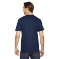 thumbnail image 2 of American Apparel T-Shirt en Jersey Fin, 2TG, Marine, 2 of 3