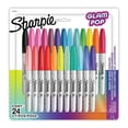 thumbnail image 1 of Sharpie Glam Pop Permanent Markers, Fine Point, Assorted Colours, 24 Count, 1 of 3