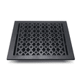 thumbnail image 2 of Registre d'Aération de Plancher en Fonte 10′′ x 12′′ avec Registre – Design Tudor Champignon Robuste, Couvercle de Grille CVC Enduit de Poudre Durable et Antirouille pour Planchers, Murs et Plafonds – Prima Decorative Hardware, 2 of 8