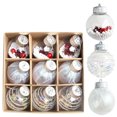 thumbnail image 3 of ZheElen Festive Decorations For Christmas Tree Spread Holiday Cheer Christmas Balls Decorations Christmas Decorations Home Decor D 1Set, 3 of 6