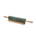 thumbnail image 1 of Fox Run Natural Marble Rolling Pin with Wooden Base, Green, 10 inches, 1 of 8