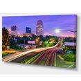 thumbnail image 2 of Winston Salem North Carolina - Cityscape Canvas Print, 2 of 3