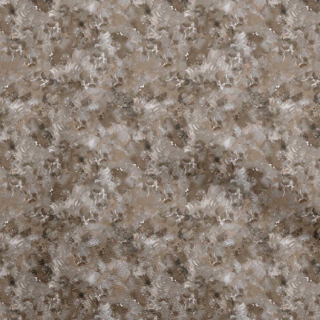 oneOone Rayon Light Brown Fabric Abstract Floral Sewing Craft Projects Fabric Prints By Yard 56 Inch Wide-1ra