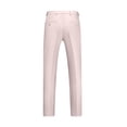 thumbnail image 3 of AherBiu Mens Dress Pants Pantalon Habillé pour Homme Taille Extensible devant Plat Grande Taille Coupe Ajustée Pantalon Extensible Classique Confortable, 3 of 3