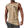 thumbnail image 1 of DPTALR Hommes Casual Pull Col Rond Sport Débardeur Sans Manches, 1 of 5