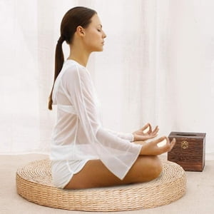 Meditation mat tatami mat floor mat straw yoga mat meditation cushion