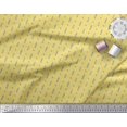 thumbnail image 2 of Soimoi Satin Silk Fabric Curve Diamond & Clock Tower Architectural Print Fabric by the Yard 42 Inch Wide, 2 of 3