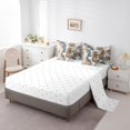 thumbnail image 3 of YST Grey Marble 7-Piece Comforter Set, Gray Navy Watercolor Bedding, Lightweight, Full Size, 3 of 4