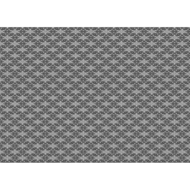 Ahgly Tapis Rectangulaire Lavable en Machine Intérieur Transitionnel Gris Foncé, 2 Pieds x 4 Pieds