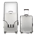 thumbnail image 1 of Riforla Protège-Bagage Housse de Valise Transparente Housse de Valise Protectrice Housse de Bagage Imperméable pour Rangement Textile de Maison à Roulettes Transparent S, 1 of 9