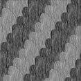 thumbnail image 1 of Ahgly Tapis d'Intérieur Lavable en Machine Carré Transitionnel Gris Canon, 6 Pieds Carré, 1 of 7
