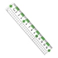 thumbnail image 4 of ZTTD Measuring Plastic Flexi 6" Easy Read 15 cm English Metric 150 mm Ruler Converter, Clear Ruler With Clear Scale Measuring Tool Multifunctional Drawing And Marking Ruler (Type5-Random Color), 4 of 9