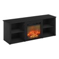 thumbnail image 1 of Pemberly Row Contemporary 60-inch TV Stand with Fireplace in Americano, 1 of 6