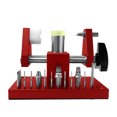 thumbnail image 1 of Tignapoo Professional Watch Repair Kit with Steel Tools: Includes Watch Opener, Strap Adapter, Back Lever, 3 Cutter Heads, 15 Punch Pins, and Watch Holder Base - Red, 1 of 7