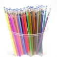 thumbnail image 2 of pitrice 12 Pieces Gel Pen Refill Painting Writing Stationery Marker Replacement Office Marking Shinning Highlight Ink Ballpoint Type 1, 2 of 9