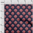 thumbnail image 1 of oneOone Cotton Poplin Fabric Floral Block Print Sewing Fabric BTY 56 Inch Wide, 1 of 4