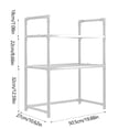 thumbnail image 3 of bbymog Organization and Storage Countertop Microwave Thickened Shelf Oven Compartment Shelf Kitchen Spice Towel Shelf, 3 of 6