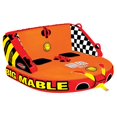 thumbnail image 2 of Sportsstuff Big Mable Sitting Double Rider Towable Tube & Tube 60-foot Tow Rope, 2 of 8