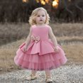 thumbnail image 2 of Robe de Princesse pour Filles Enfants Filles à Volants Princesse Demoiselle d'Honneur Robe de Concours Anniversaire Fête Robe de Mariage, 2 of 9