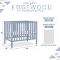 thumbnail image 3 of Dream On Me Edgewood 4-in-1 Convertible Mini Crib, 3 of 8