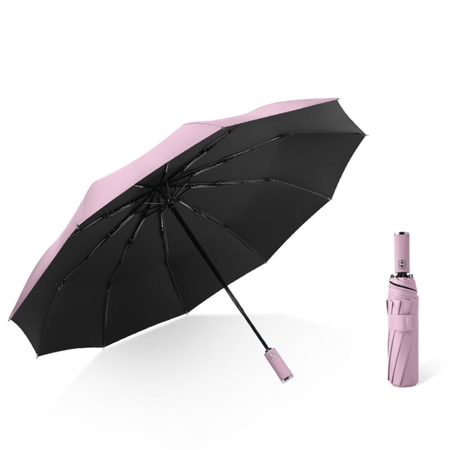 Weekly Deals! Gspmoly Fully Automatic Rotatable Umbrella Foldable Glue Sunscreen Umbrella Automatic Opening and Closing Protection and Sun Protection Weekly Deals