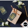 thumbnail image 4 of Inkdotpot Gold Foil Paper Hang Tags Merry And Bright Christmas Favor Tags 50 Pieces, 4 of 6