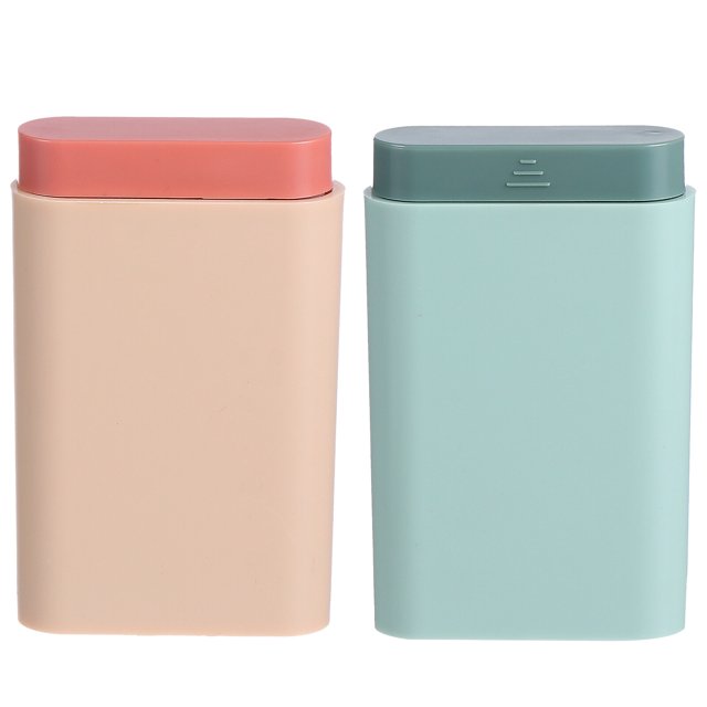 Miangastore 2PCS Mini Pill Medicine Organizer Practical Travel Pill Box Medicine Dispenser