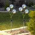 thumbnail image 2 of Solar Lights Outdoor 3 Led Solar Taraxacum Lamp Outdoor Waterproof Plastic Garden Stake Lamp, Automatically Closed for Garden Channel Decorationsolar Lights Outdoor Garden, 2 of 6