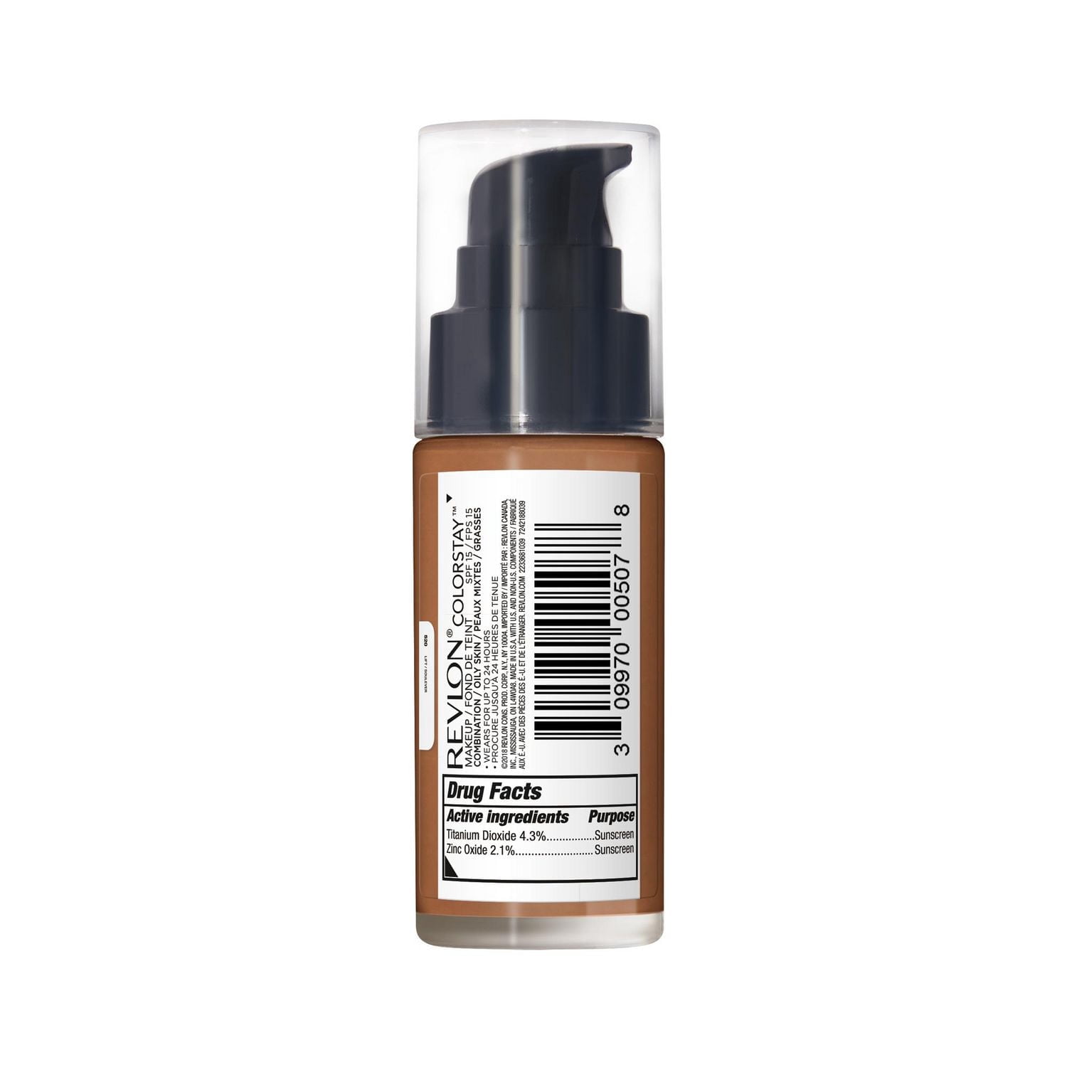 Fond de teint longue tenue pour peaux mixtes à grasses Revlon ColorStay™, FPS 15