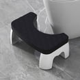 thumbnail image 4 of Dvkptbk Chamber Pot Bench Toilet Stool Squatting Poop Stool Bathroom Potty Step Stool Toilet Assistance Steps Step Stool Fits All Toilets Detachable Stackable Bathroom Accessories, 4 of 6