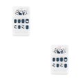 thumbnail image 2 of ziyahi False Nail Wearable Perfect Matching Simple to Wear No Irritating Odor Fake Fingernail Breathable Press Type Adjustable Paster Type 16 Type 1 F741 2Set, 2 of 6