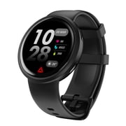 Reebok Rush DELTA Fitness Tracker Smartwatch for Men & Women, AGPS, Heart Rate & SpO2 Monitor, 1.39” LCD Display, 80+ Sports Modes, 10-Day Battery, IP68 Water Resistant, Android & iOS, Midnight Black