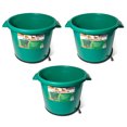 thumbnail image 1 of Farm Innovators HT-200 16 Gallon Heated Animal Water Bucket, Green (3 Pack), 1 of 8
